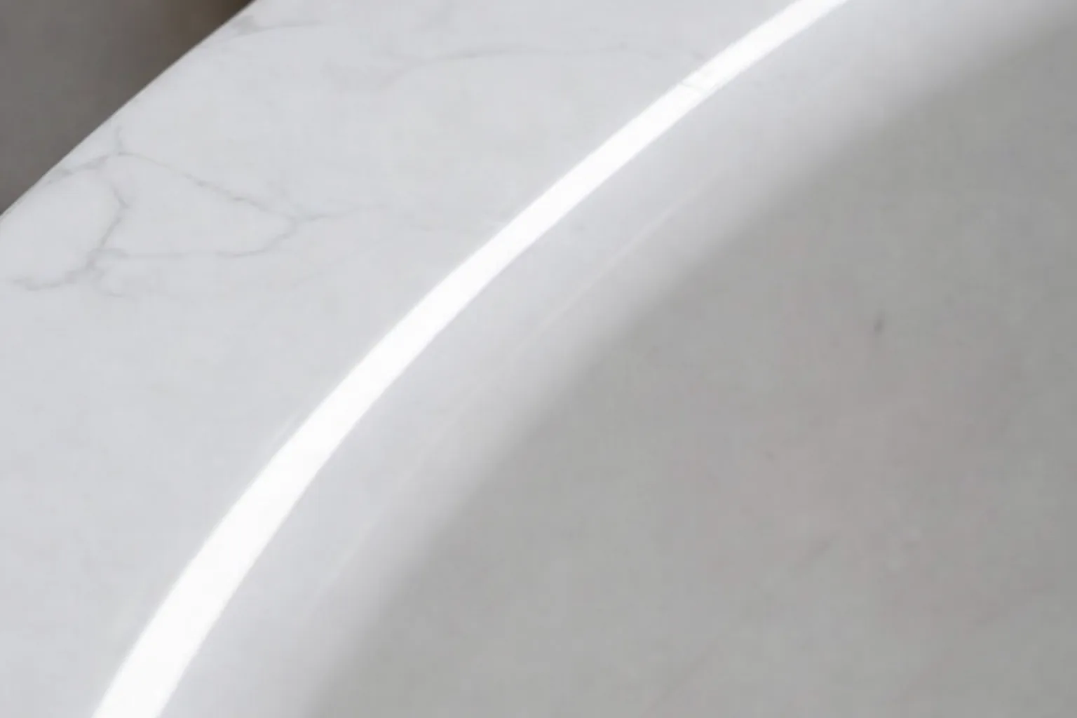 Cultured marble professionally repaired